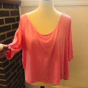 🖤🖤VS Sport Open Back Off the Shoulder Top